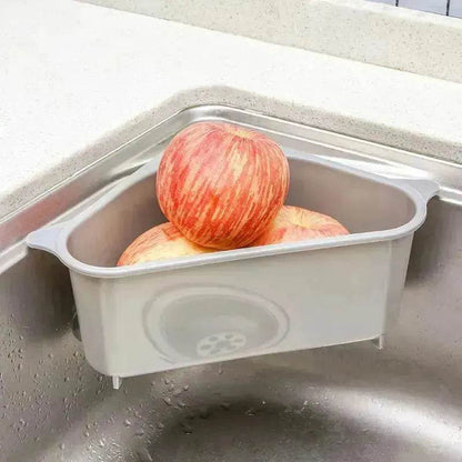 Kitchen Sink Multi-function Triangle Storage Rack Multi-purpose Dishwashing Sponge Drain Rack Storage Rack - www.Shopthatapp.com