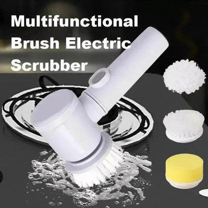Kitchen Supplies Multifunctional Brush Electric Scrubber Rechargeable Dishwashing Brush Automatic Range Hood Stove - www.Shopthatapp.com
