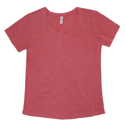 Ladies FHC Basic Scoop Bottom V - Neck Tee - www.Shopthatapp.com