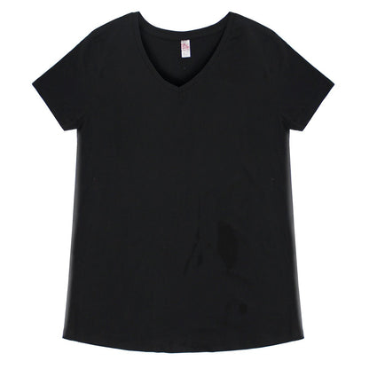 Ladies FHC Basic Scoop Bottom V - Neck Tee - www.Shopthatapp.com
