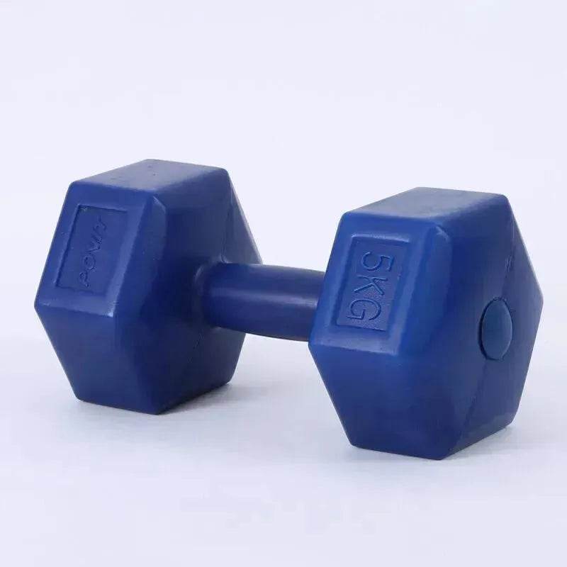 Ladies Gym Aerobics Filling Sand Hexagon Dumbbell - www.Shopthatapp.com