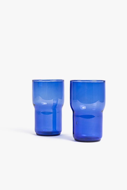 Large Handmade blown Glass, Set of 2