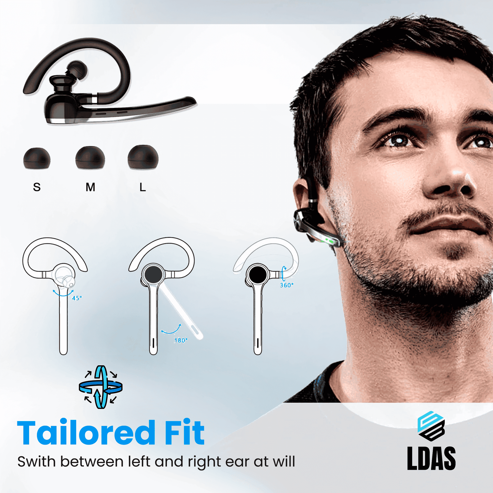 LDAS Bluetooth Headset G7 - www.Shopthatapp.com