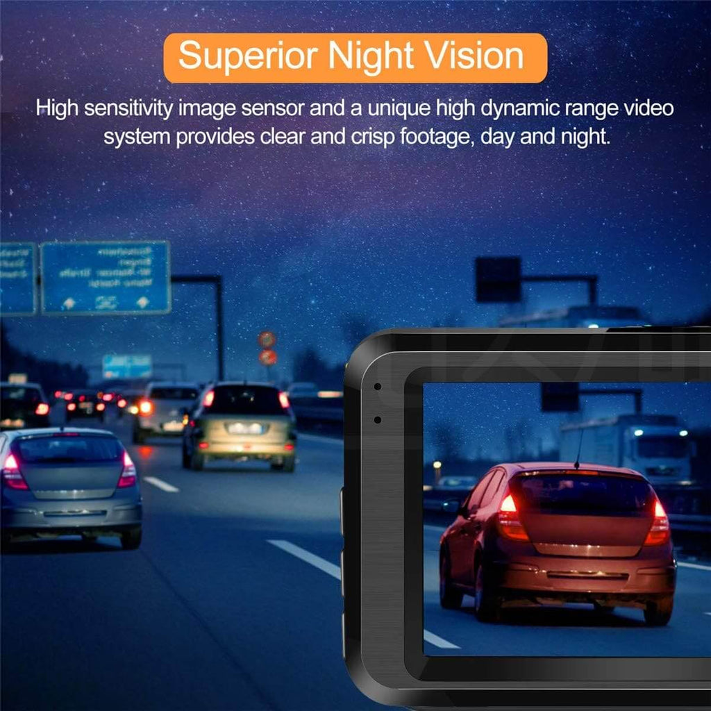 LDAS Dash Cam for Cars Front and Rear and SD Card Included - www.Shopthatapp.com