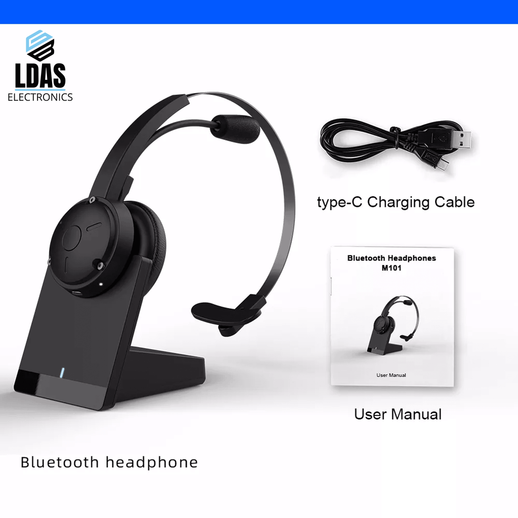 LDAS Office Bluetooth Headset G40 - www.Shopthatapp.com