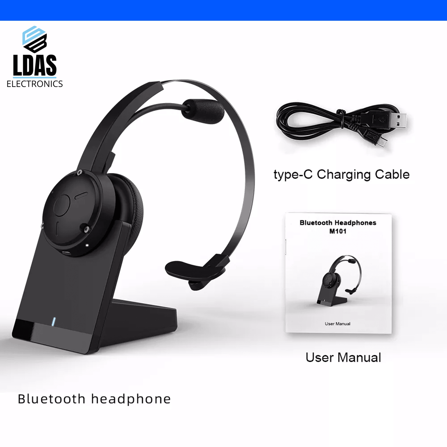 LDAS Office Bluetooth Headset G40 - www.Shopthatapp.com