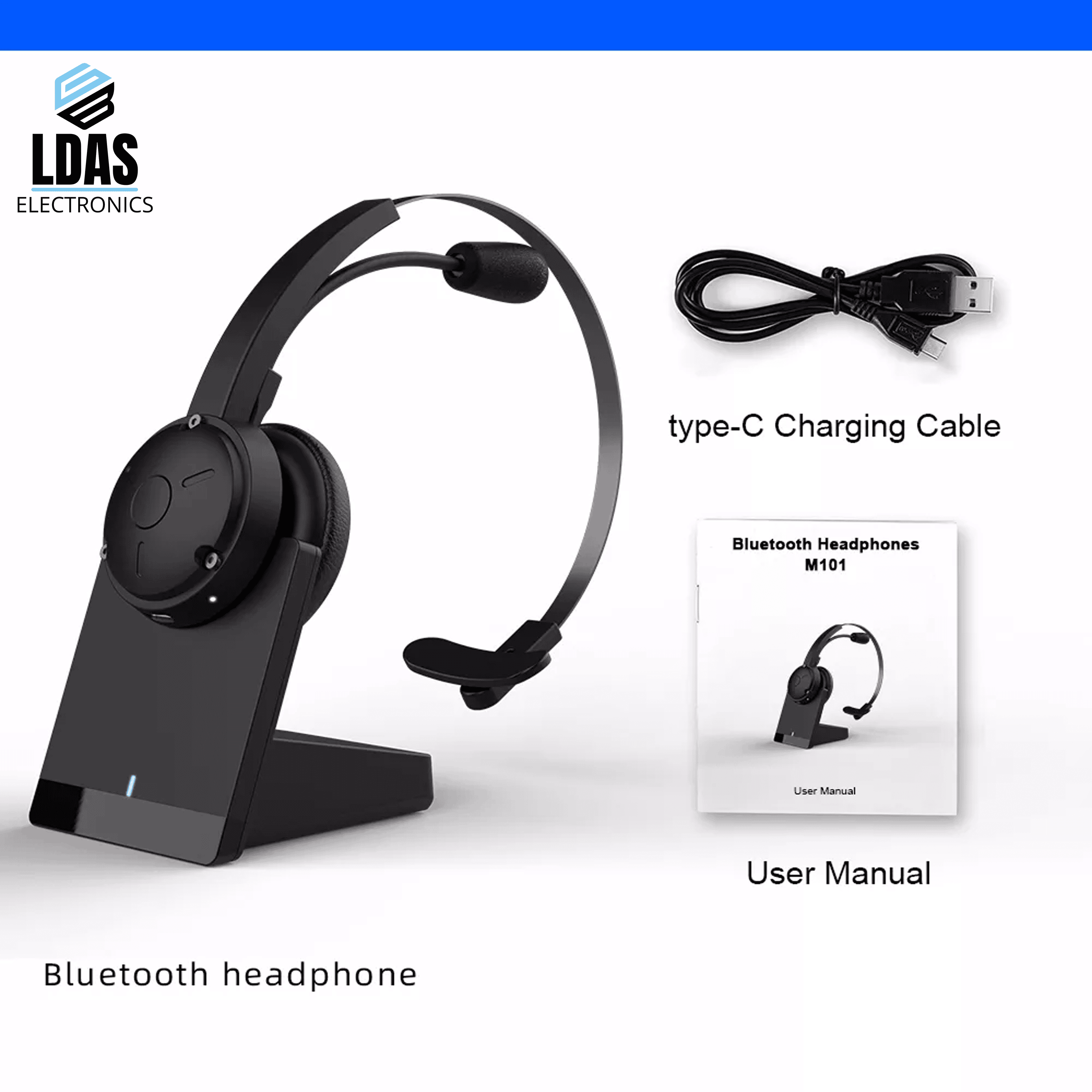 LDAS Office Bluetooth Headset G40 - www.Shopthatapp.com