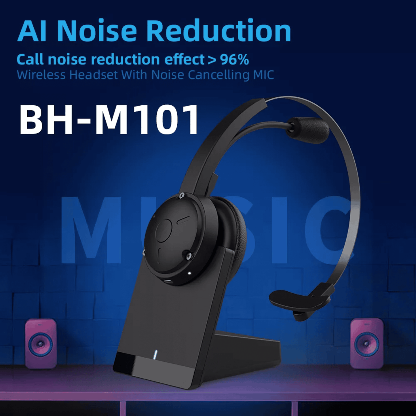 LDAS Office Bluetooth Headset G40 - www.Shopthatapp.com