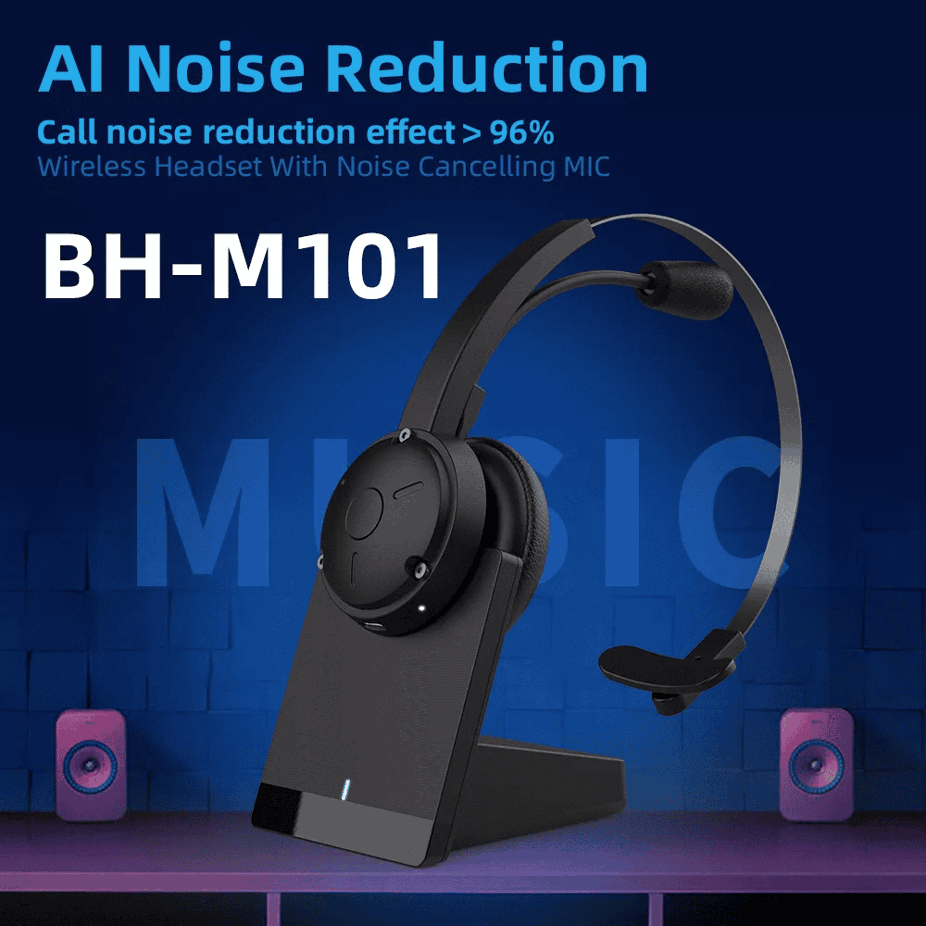 LDAS Office Bluetooth Headset G40 - www.Shopthatapp.com