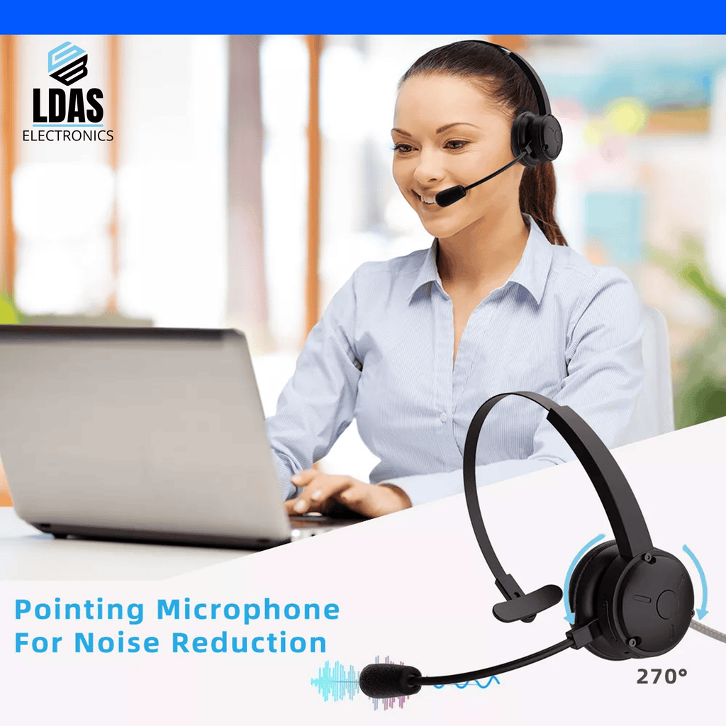 LDAS Office Bluetooth Headset G40 - www.Shopthatapp.com