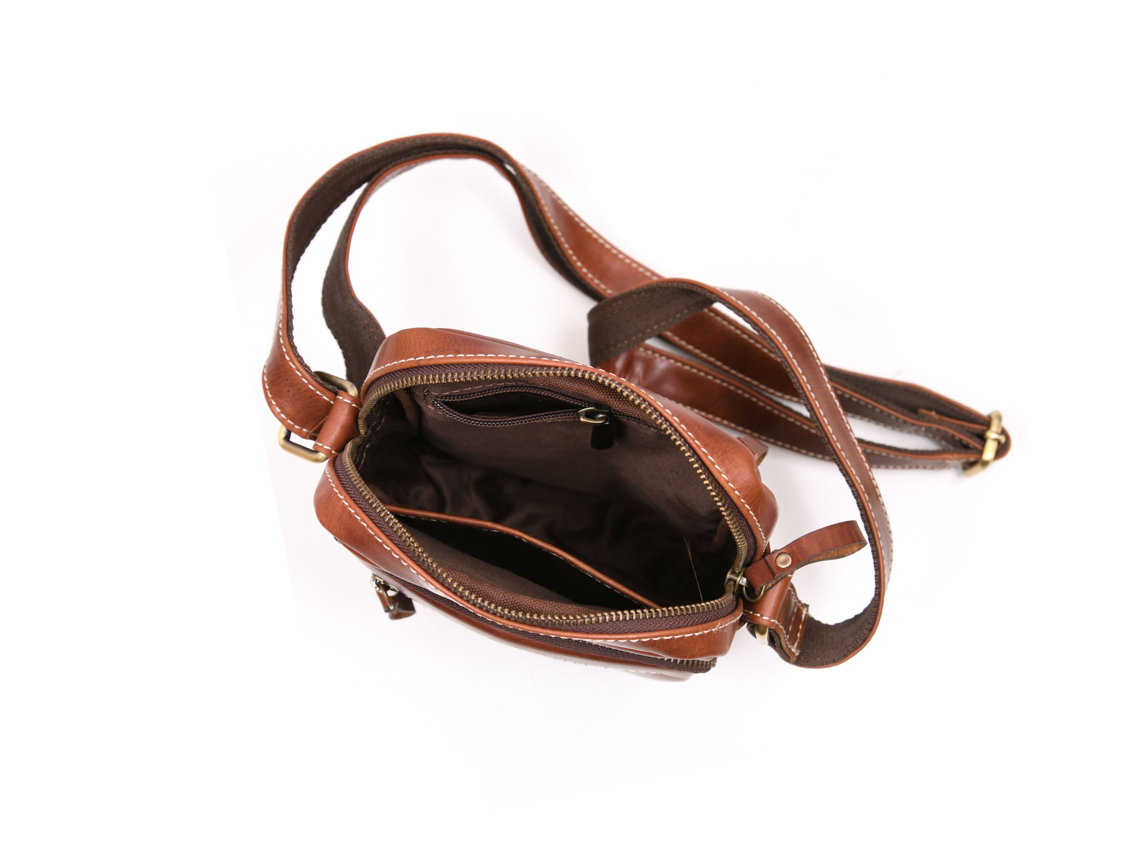 Leather Flight Crossbody Bag - www.Shopthatapp.com