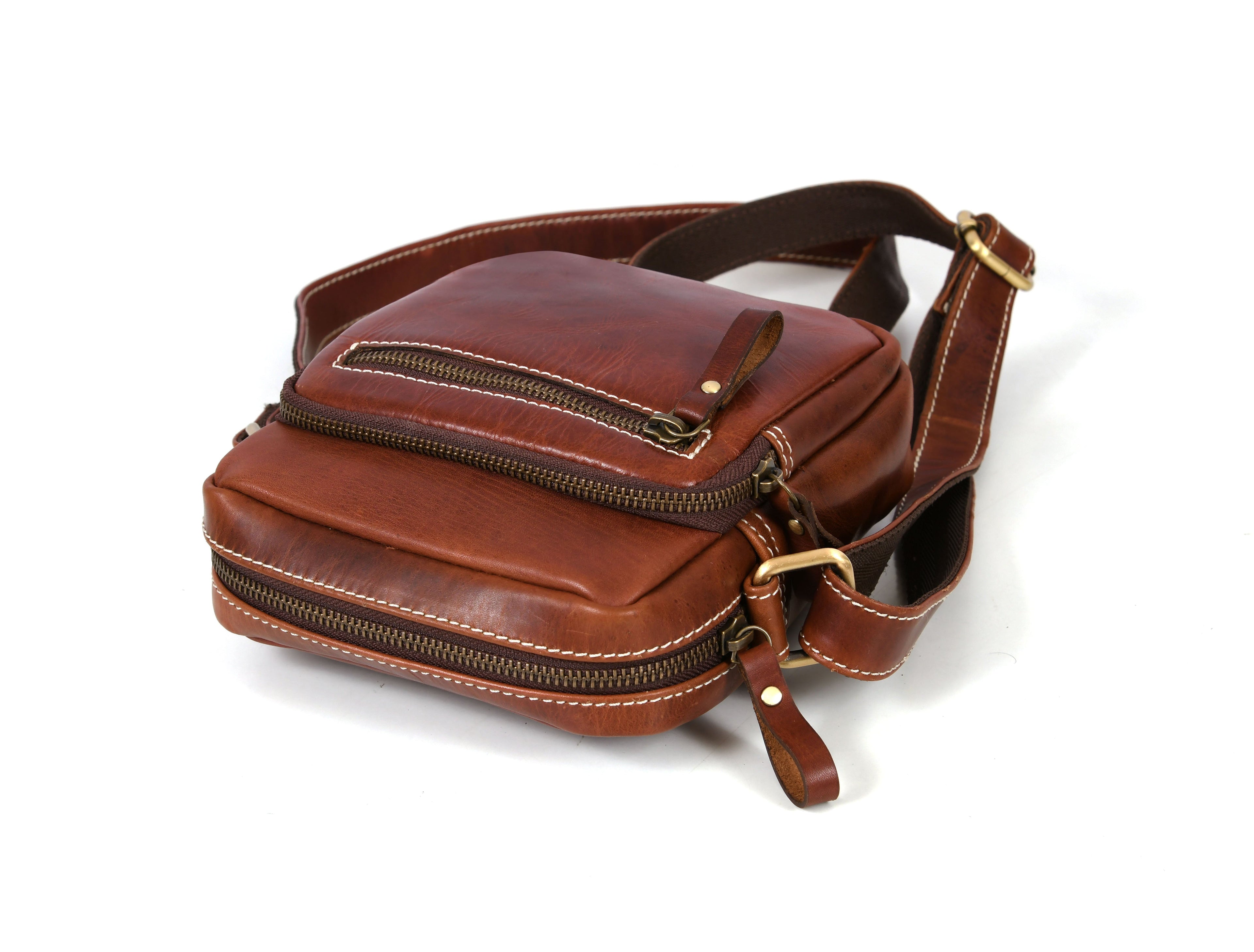 Leather Flight Crossbody Bag - www.Shopthatapp.com