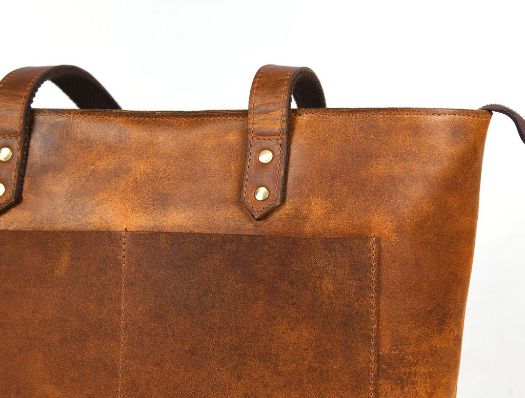 Leather Myra Tote Bag - www.Shopthatapp.com