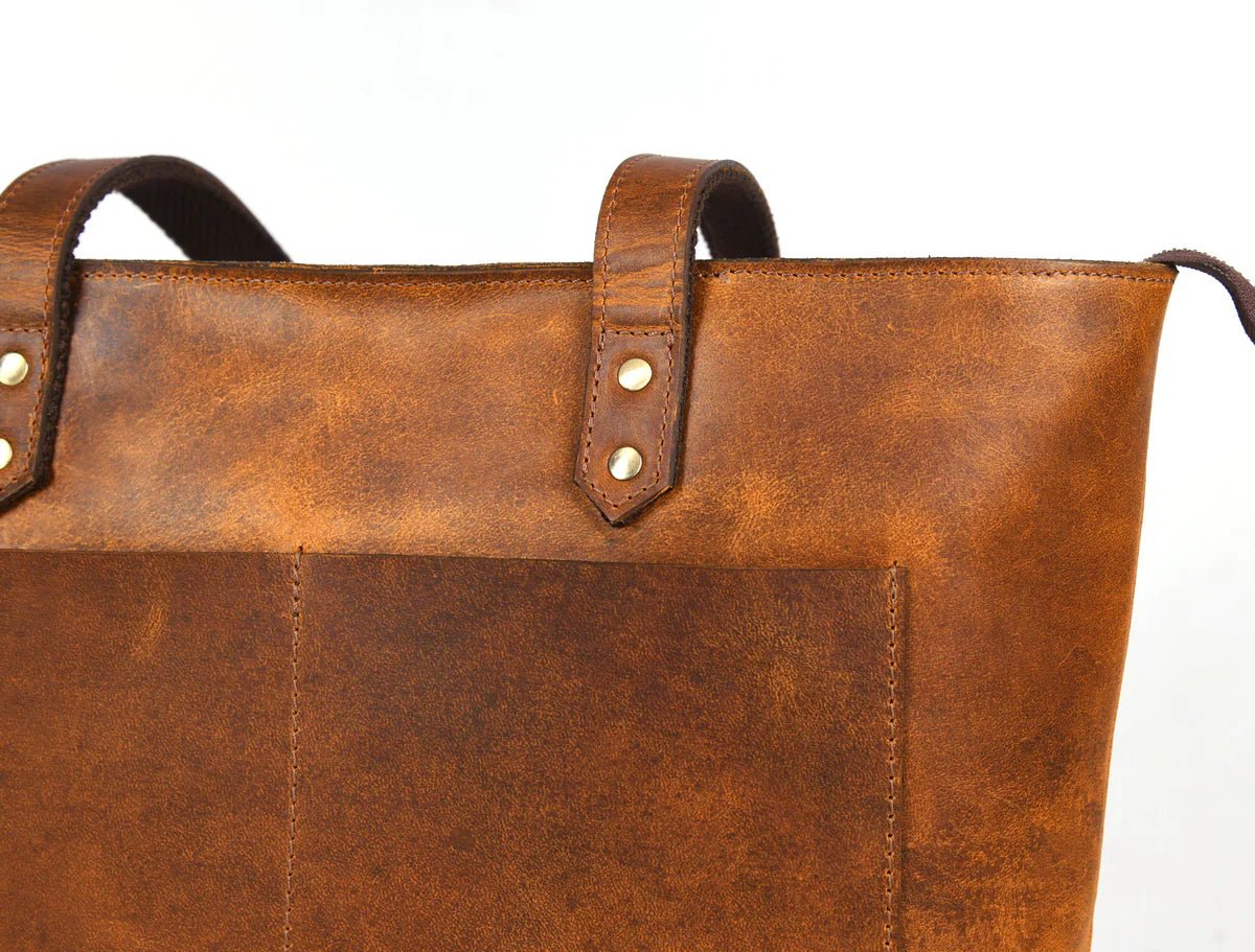 Leather Myra Tote Bag - www.Shopthatapp.com
