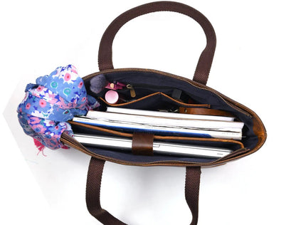 Leather Myra Tote Bag - www.Shopthatapp.com