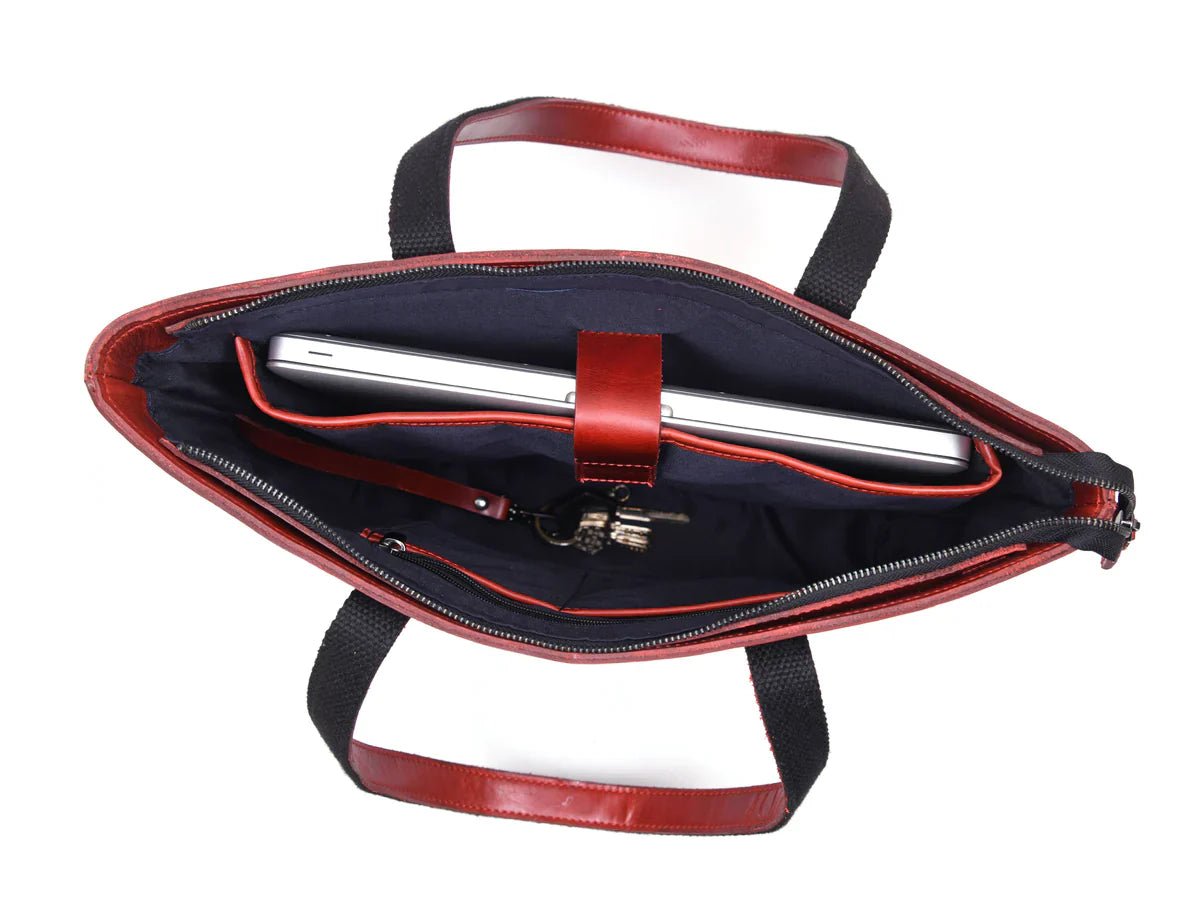 Leather Myra Tote Bag - www.Shopthatapp.com