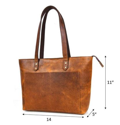 Leather Myra Tote Bag - www.Shopthatapp.com