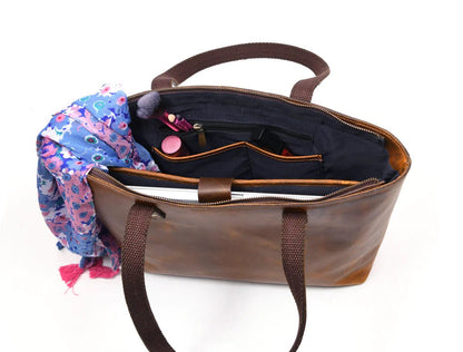 Leather Myra Tote Bag - www.Shopthatapp.com