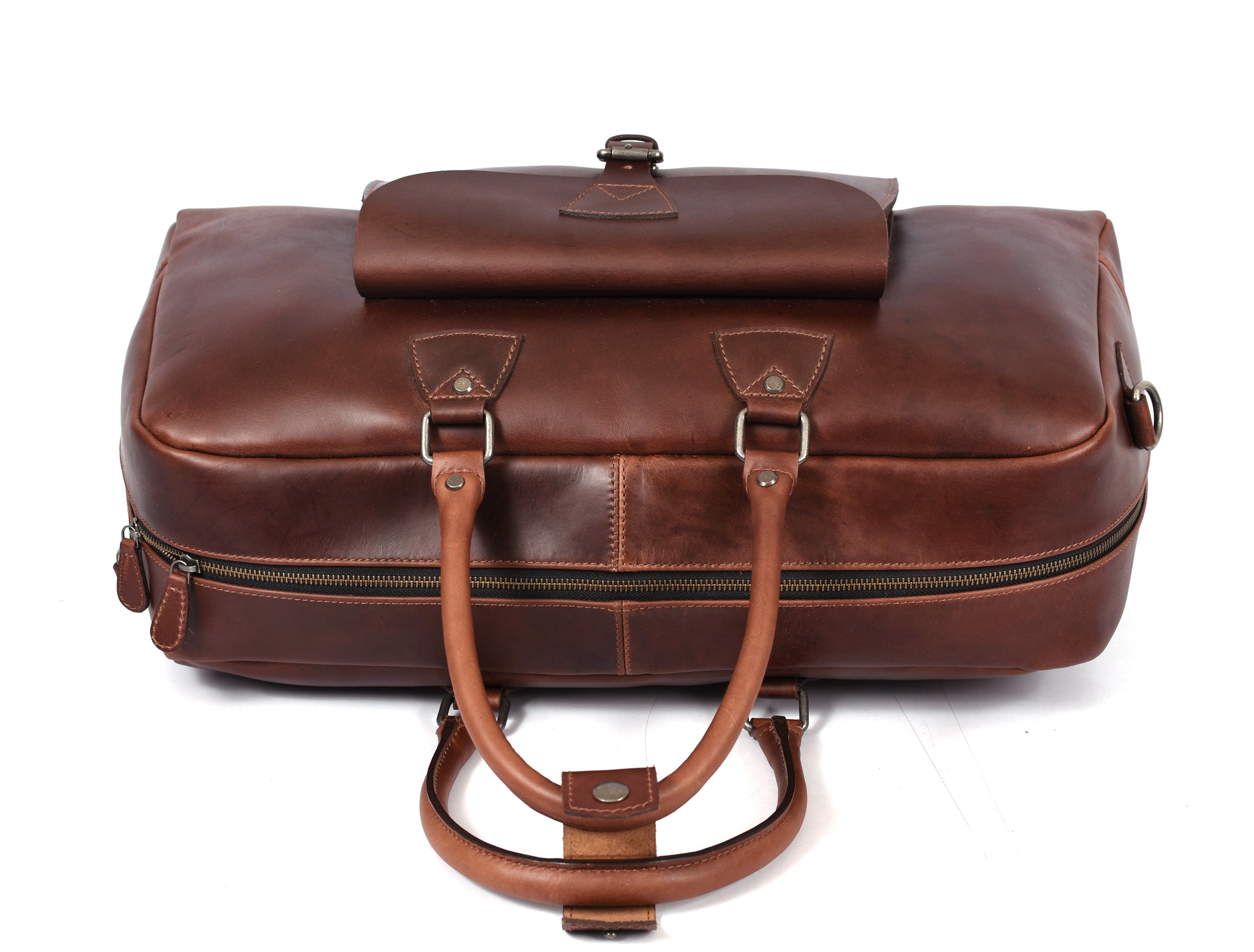 Leather Portfolio Bag - www.Shopthatapp.com