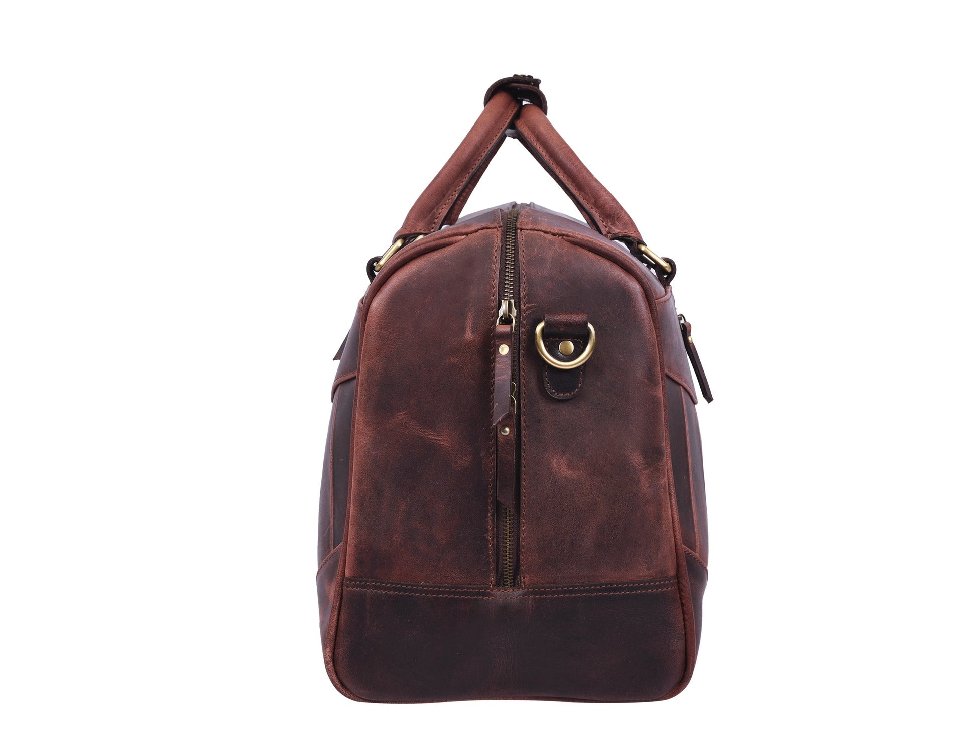 Leather Travel Bag - Walnut Brown - www.Shopthatapp.com