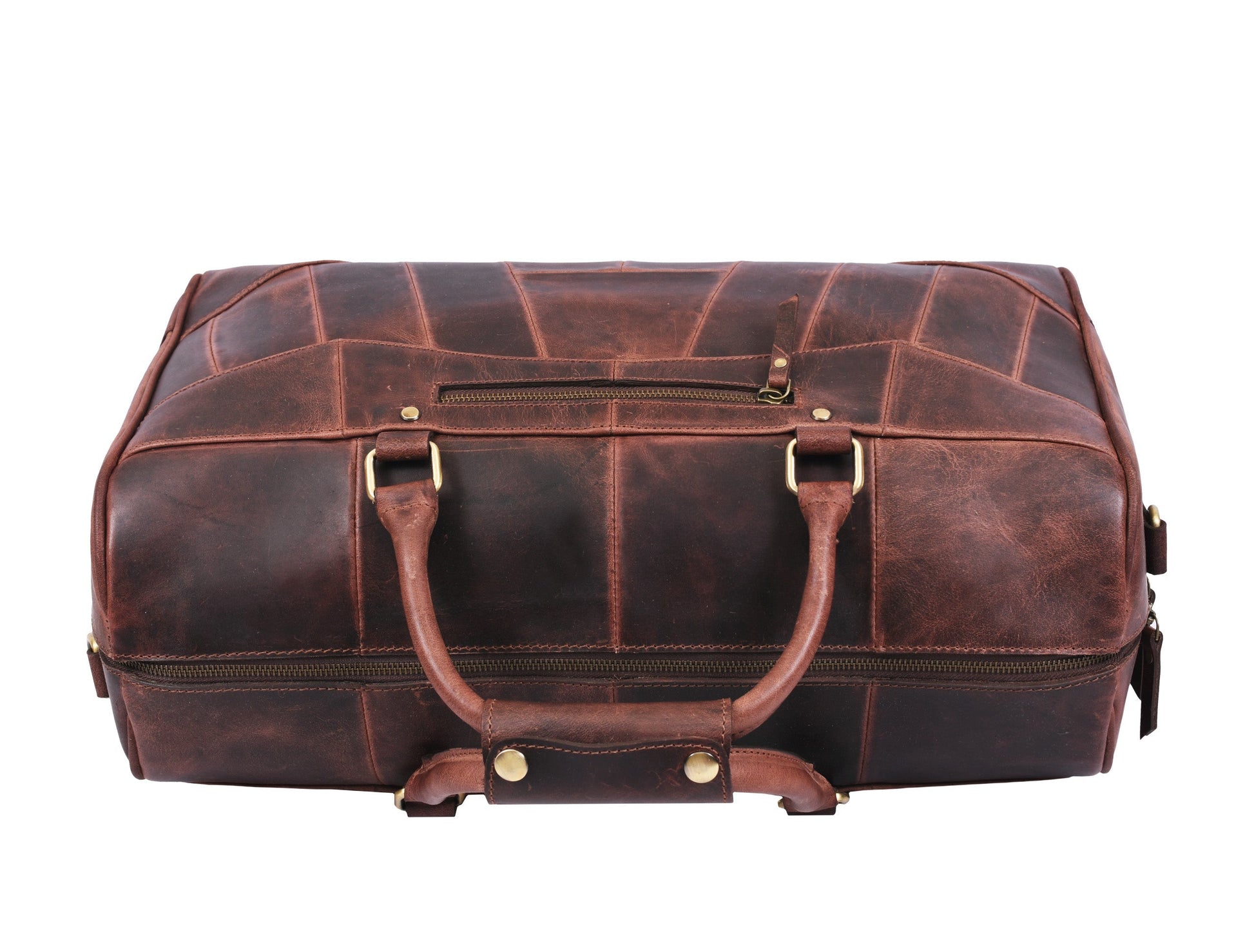 Leather Travel Bag - Walnut Brown - www.Shopthatapp.com