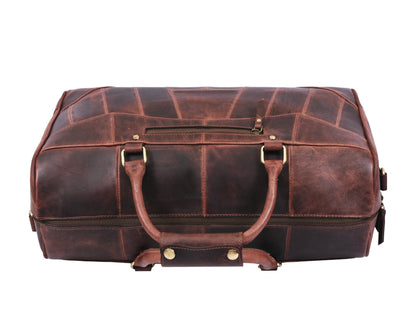 Leather Travel Bag - Walnut Brown - www.Shopthatapp.com