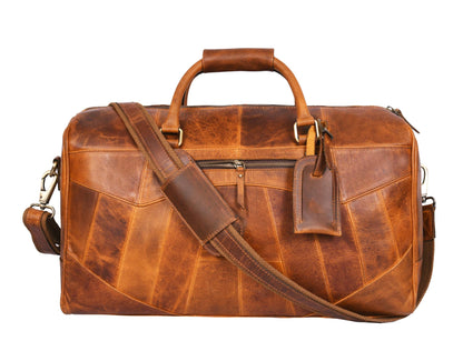 Leather Travel Bag - Walnut Brown - www.Shopthatapp.com