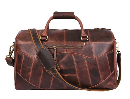 Leather Travel Bag - Walnut Brown - www.Shopthatapp.com
