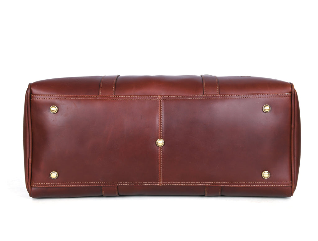 Leather Travel Duffle Bag - www.Shopthatapp.com
