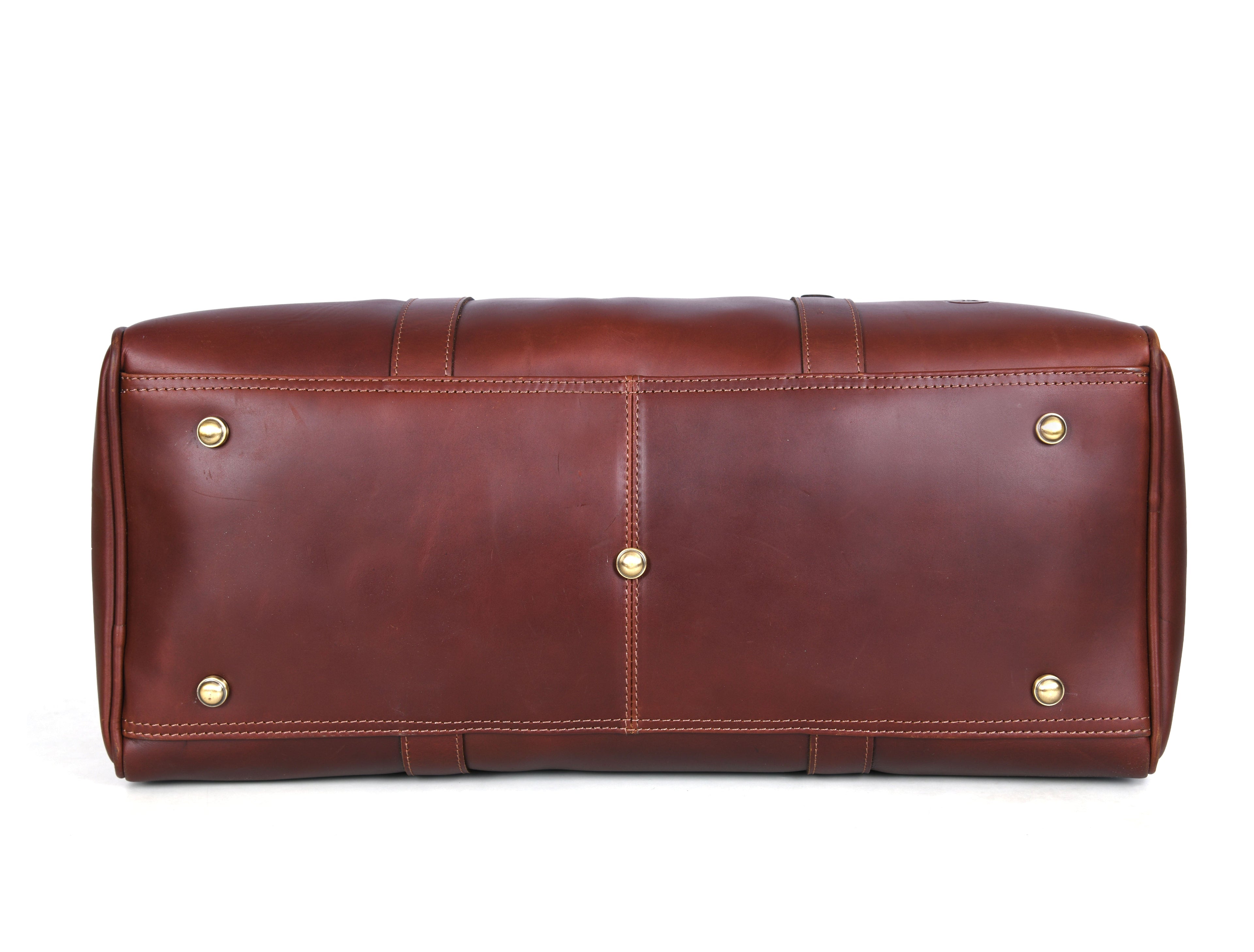 Leather Travel Duffle Bag - www.Shopthatapp.com