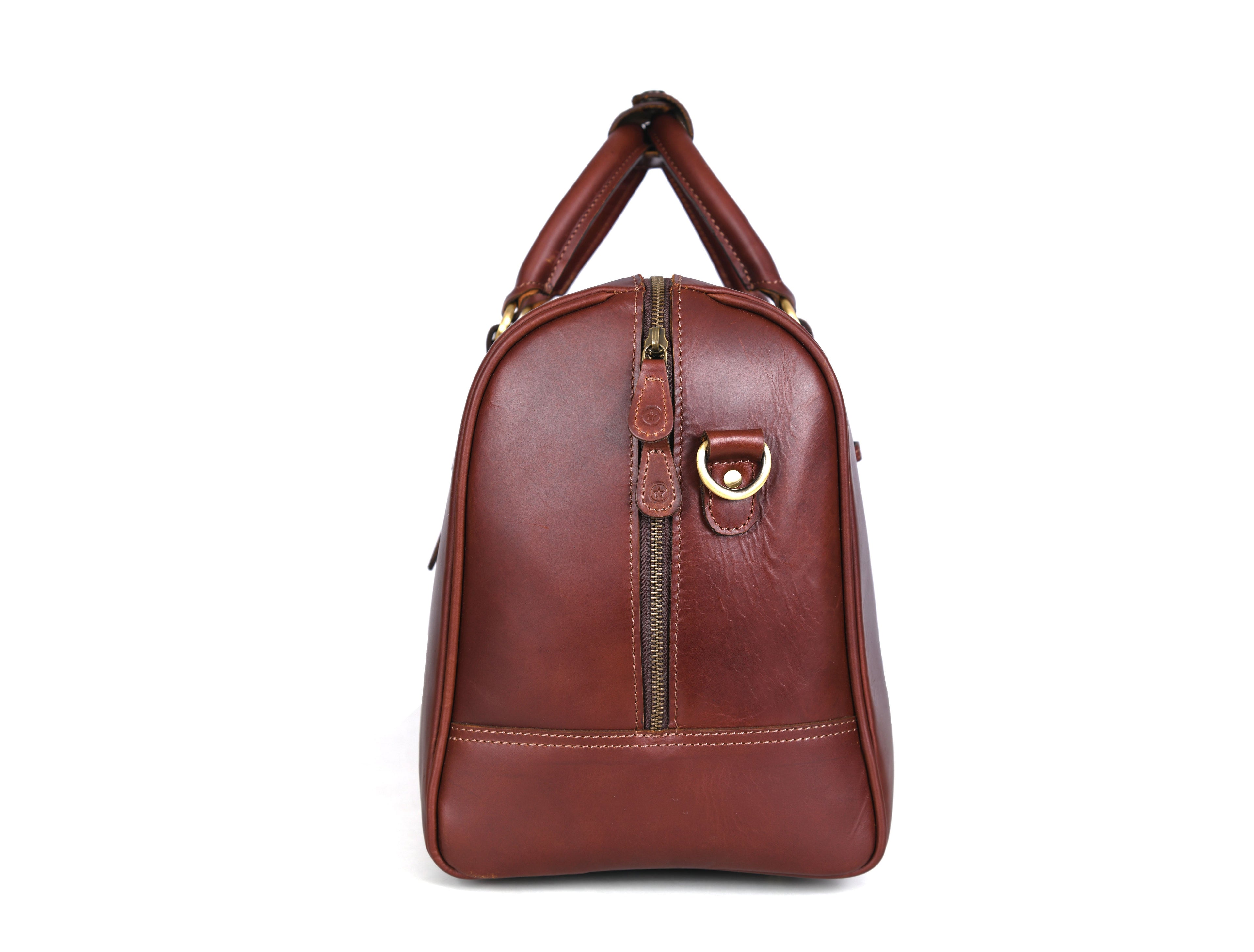 Leather Travel Duffle Bag - www.Shopthatapp.com