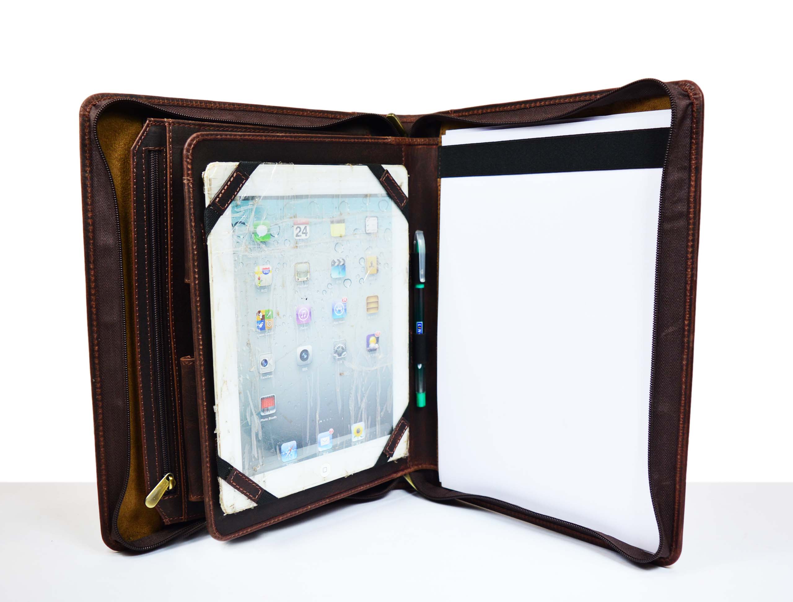 Leather Travel Organizer - Walnut Brown - www.Shopthatapp.com