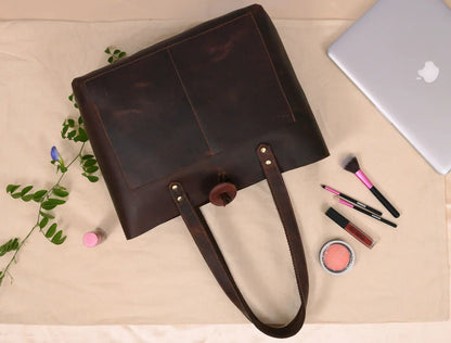 Leather Willow Tote - www.Shopthatapp.com