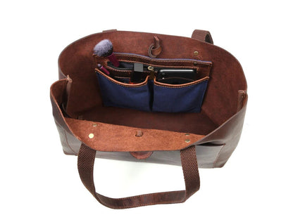 Leather Willow Tote - www.Shopthatapp.com