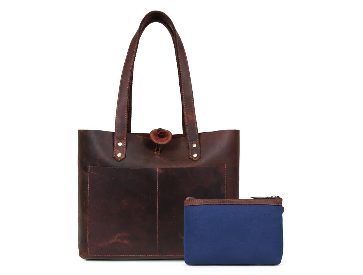 Leather Willow Tote - www.Shopthatapp.com