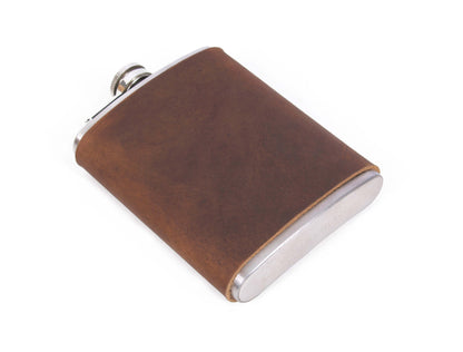 Leather Wine Flask Cover - www.Shopthatapp.com