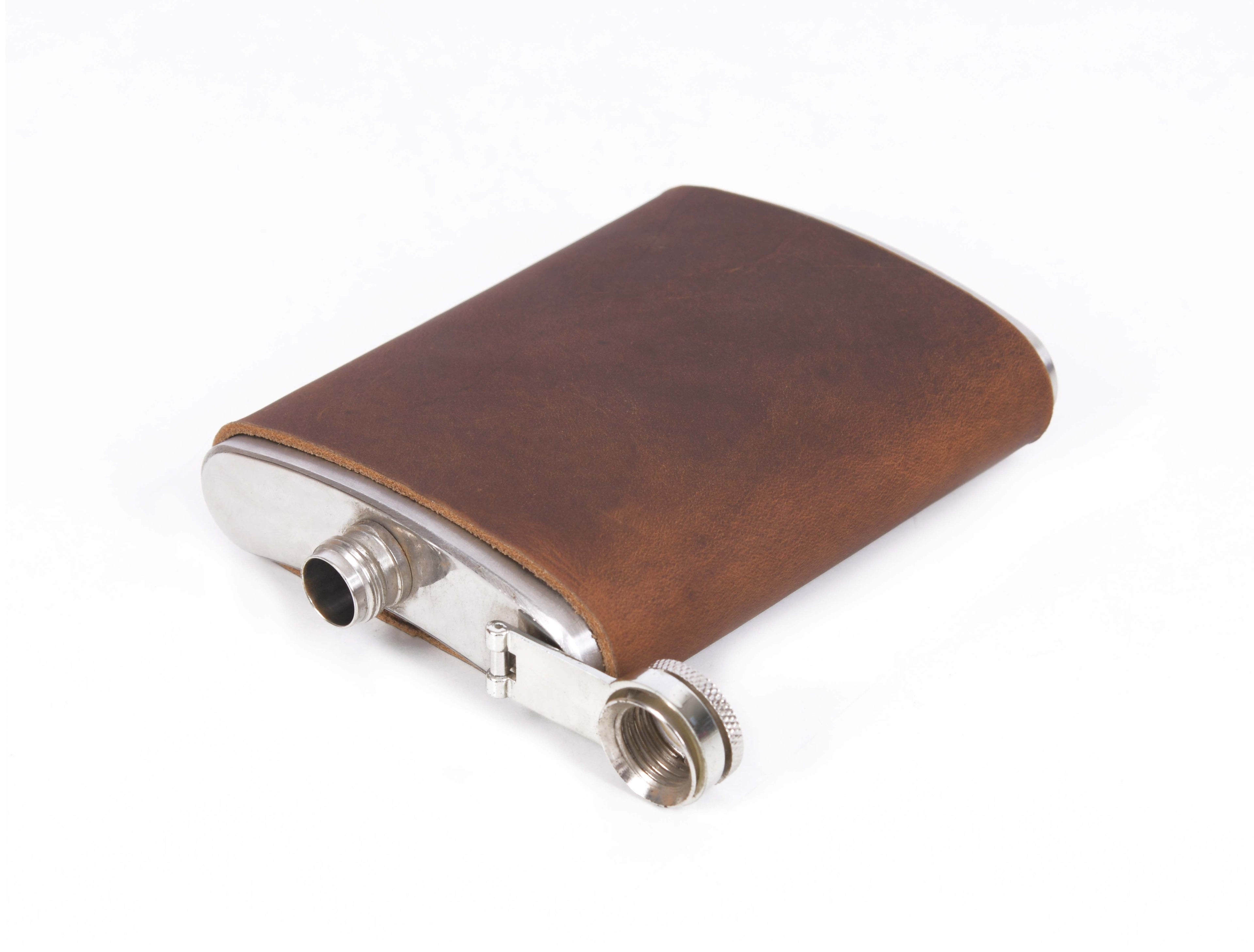 Leather Wine Flask Cover - www.Shopthatapp.com