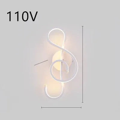 led wall lamp nordic minimalist bedroom bedside lamp - www.Shopthatapp.com