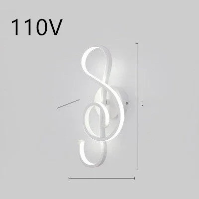 led wall lamp nordic minimalist bedroom bedside lamp - www.Shopthatapp.com