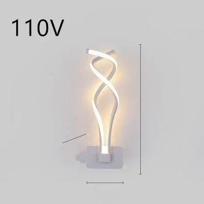 led wall lamp nordic minimalist bedroom bedside lamp - www.Shopthatapp.com