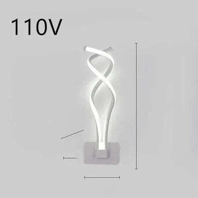 led wall lamp nordic minimalist bedroom bedside lamp - www.Shopthatapp.com