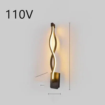 led wall lamp nordic minimalist bedroom bedside lamp - www.Shopthatapp.com