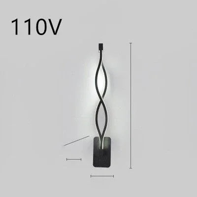 led wall lamp nordic minimalist bedroom bedside lamp - www.Shopthatapp.com