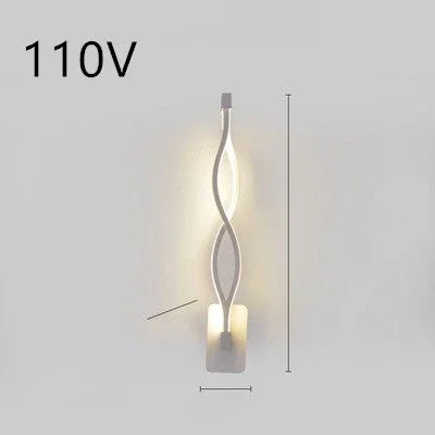 led wall lamp nordic minimalist bedroom bedside lamp - www.Shopthatapp.com