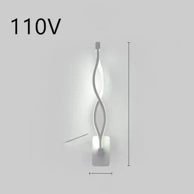 led wall lamp nordic minimalist bedroom bedside lamp - www.Shopthatapp.com