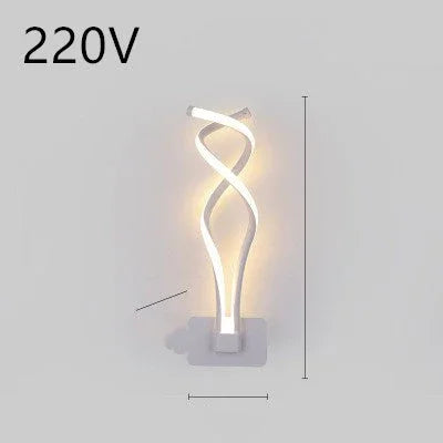 led wall lamp nordic minimalist bedroom bedside lamp - www.Shopthatapp.com