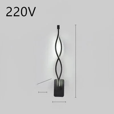 led wall lamp nordic minimalist bedroom bedside lamp - www.Shopthatapp.com
