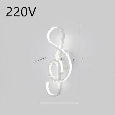 led wall lamp nordic minimalist bedroom bedside lamp - www.Shopthatapp.com
