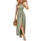 Beach Dress - Leisure Beach Sleeveless Halter Strap Printing Dress - www.Shopthatapp.com