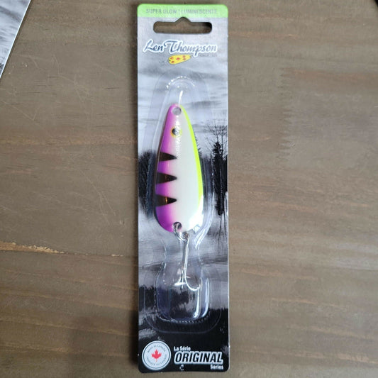 Len Thompson Glowing Purple Fire Tiger Spoons - www.Shopthatapp.com